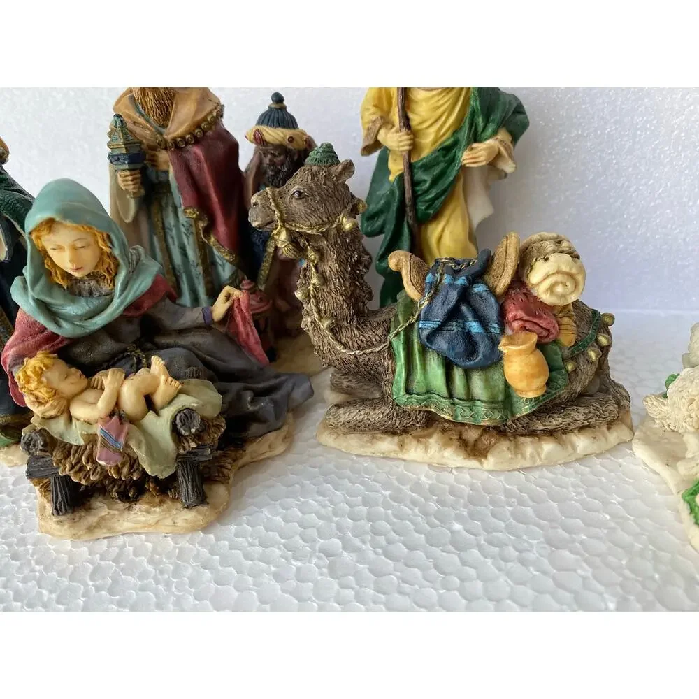 Holiday Workshop Vintage Christmas Nativity Scene 1996 Collector Edition